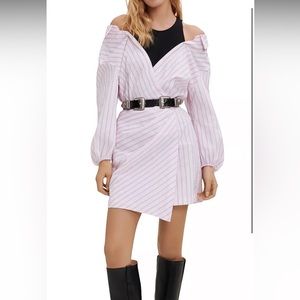 MAJE Layered Look Faux Wrap Dress size medium (38)